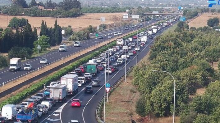 Un accidente en la autopista de Inca provoca retenciones hasta Marratxí