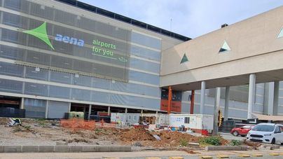 El aeropuerto de Son Sant Joan, patas arriba