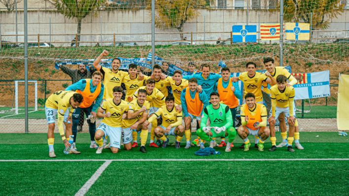 El Atlético Baleares celebra su primer triunfo del año