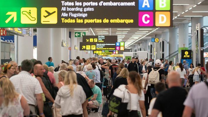 Una huelga en Alemania deja un aluvión de cancelaciones en el aeropuerto de Palma